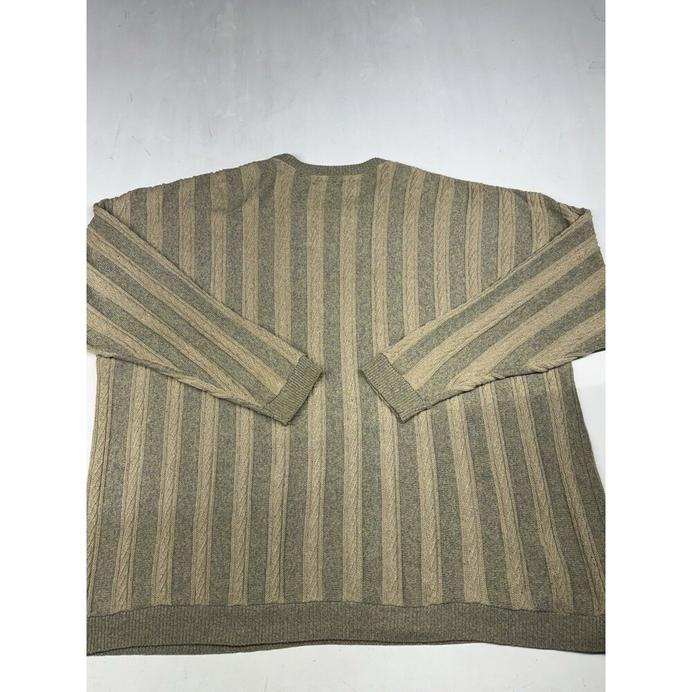 Vintage REPP LTD Sweater Mens 5XL Textured Pullover Coogi Inspired USA 90s - Picture 8 of 8